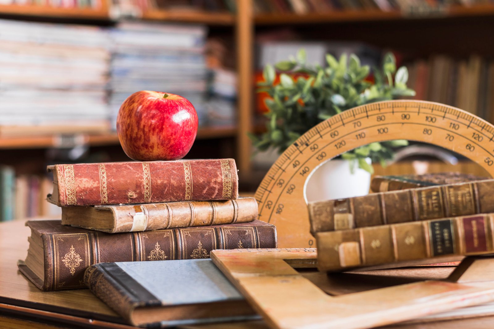 apple-near-books-geometry-tools